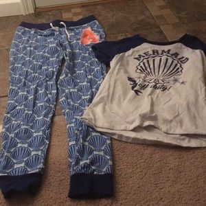 3 for 6 deal/Little Mermaid PJ’S